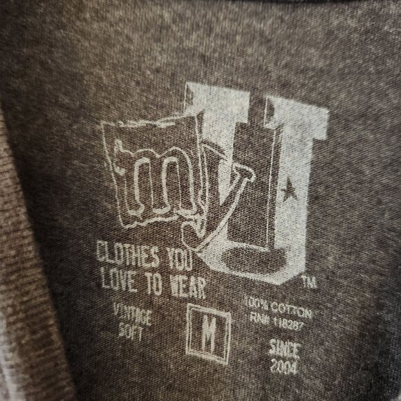 NC State Wolfpack NCAA Soft T-Shirt Size M By MyU Gray Cotton Short Sleeve NWOT - Picture 3 of 5